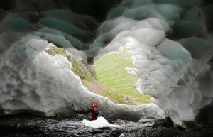 夏日最美雪景