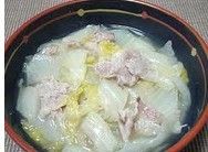 白菜肉絲湯