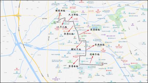 淮安公交22路走向示意圖