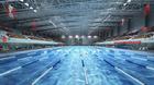 奧體中心游泳跳水館 內景