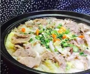 橘子雞肉白菜煲