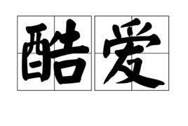 酷愛[漢語詞語]