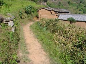 楚雄市八角鎮灑洲村委會陰東山村進村道路