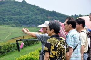 業主遊覽美麗的天子嶺生態公園