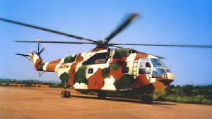 直-8A軍用運輸直升機原型機。