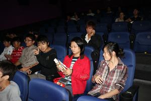 社團組織集體觀看《通天帝國》首映