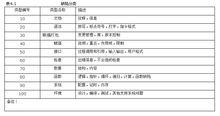 表4.1——缺陷分類