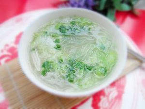 白菜冬粉湯