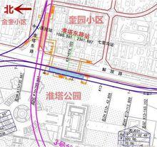 淮塔站車站位置及結構