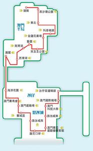 澳門輕軌路線圖