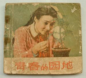 1956年出版電影連環畫小人書《青春的園地》