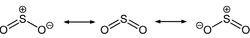 二氧化硫的共振式