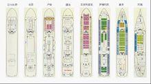 娛樂餐飲設施甲板分布客房設施