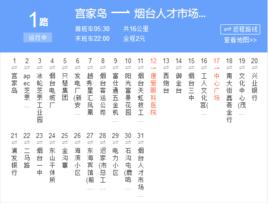 煙臺公交1路