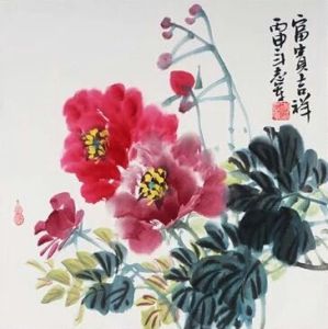 李新然斗方作品