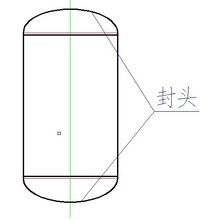 封頭在壓力容器上的使用示意圖