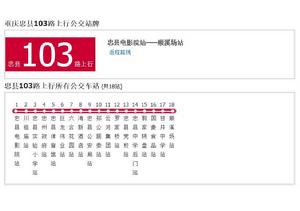 忠縣公交103路