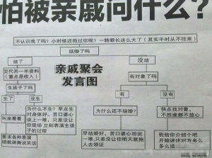 親戚聚會發言圖越真實 社會人情越虛假