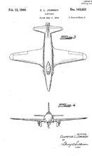 洛克希德申請設計專利時提交的XP-80外形圖