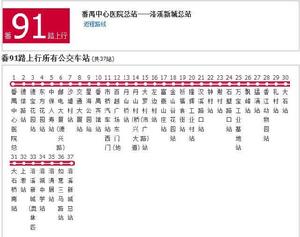 廣州公交番91路