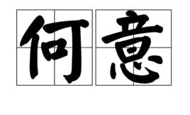 何意[詞語]