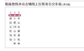 中山機場快線中山古鎮線 中山機場快線中山古鎮線