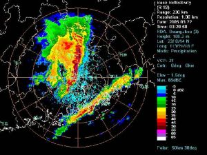 2005年3月22日在廣東中北部發生的強烈颮線