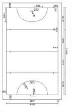 曲棍球場地尺寸