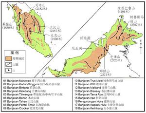 馬來西亞地形地貌