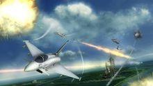 遊戲《湯姆克蘭西之鷹擊長空》空戰場面
