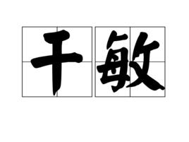 乾敏[漢語詞語]