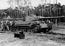 保時捷公司設計的虎P重型坦克