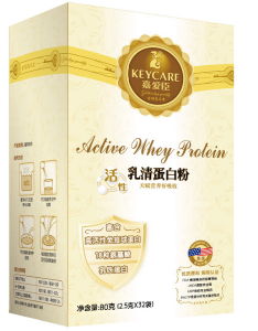 嘉愛臣®活性乳清蛋白粉（淨含量：80克  規格2.5克*32袋）