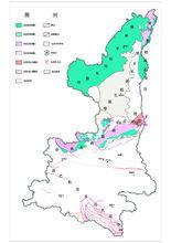 陝西省瓦斯地質圖（略圖）