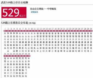 武漢公交529路