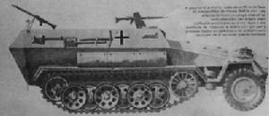 德國SD.KFZ.250半履帶裝甲車