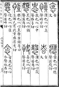 《說文解字》“快”