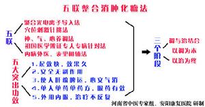 五聯整合消腫化瘤法