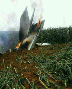 飛機墜毀現場 