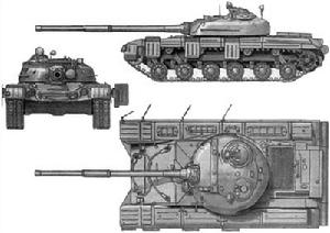 蘇聯T-64主戰坦克資料圖