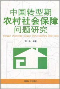 中國轉型期農村社會保障問題研究