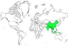 和平鳥原生種分布