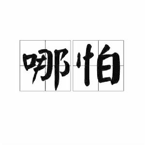 哪怕[詞語]