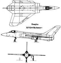 F5D-1 三面圖