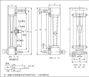 常州成丰儀表玻璃轉子流量計介紹圖