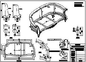 沙發工藝組成圖