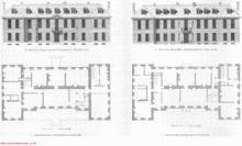 1688年柏林頓府建築圖