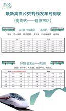 建德站快速公交201、201發車時刻表