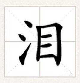 淚[漢語漢字]