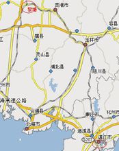 黎湛鐵路地圖路線